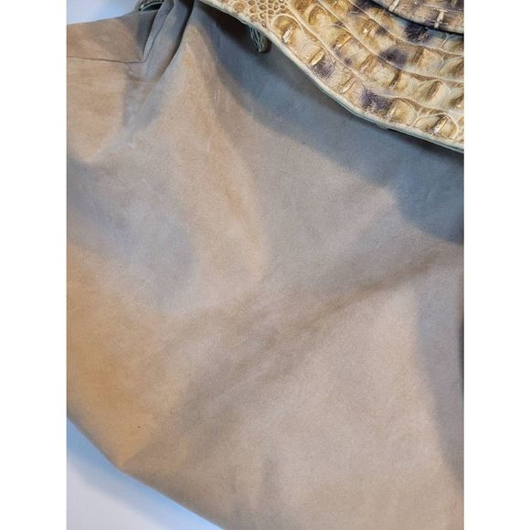 Brahmin Tan Croc-Embossed Shoulder Bag - Picture 12 of 16